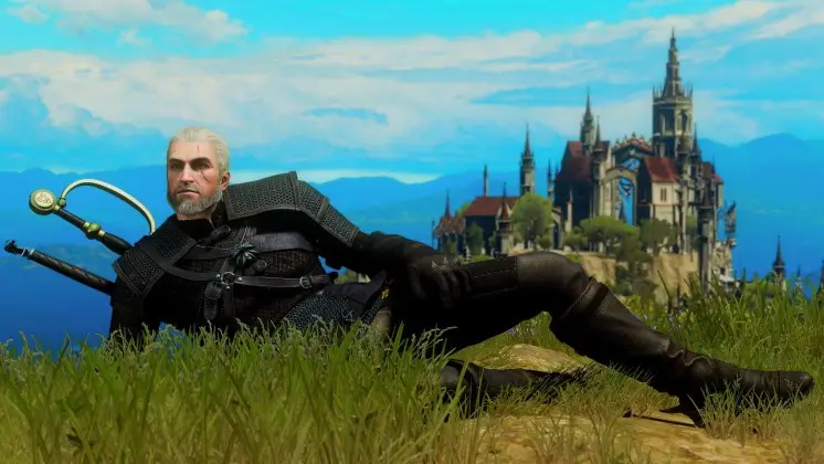 Poster for The Witcher 3: Wild Hunt game.
